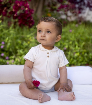 Conjunto pololo Goa Calamaro bebé niño  Inicio  Conjunto pololo Goa para bebé niño de Calamaro