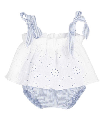 Conjunto pololo Kerala Calamaro bebé niña  Inicio  Conjunto pololo Kerala para bebé niña de