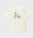 Camiseta manga corta Mayoral niño blanca bordado  Inicio  Camiseta de manga corta para niño de