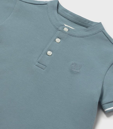 Polo cuello mao Mayoral niño jade manga corta  Inicio    polo, mayoral, corta, jade, cuello