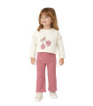Conjunto legging acampanado y camiseta Mayoral niña  Inicio  Conjunto de legging y camiseta de