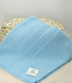 Toquilla mantita lin trenzas azul Juliana  Inicio    azul, trenzas, toquilla, mantita, juliana