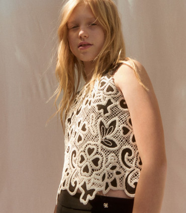 Conjunto Culotte Combinado Ceremonia Niña Abel and Lula  Inicio    culotte, ceremonia