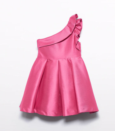 Vestido Mikado Asimétrico Ceremonia Niña Abel and Lula  Inicio    lula, ceremonia, abel