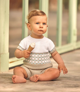 Conjunto Pantalón Bebé Lin Cenefa Juliana  Inicio    juliana, conjunto, cenefa, bebé, pantalón