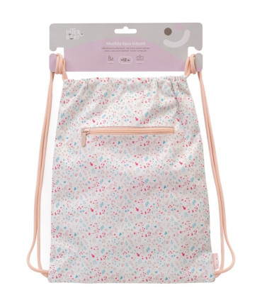 Mochila Saco Infantil Petalos Rosa  Inicio    rosa, petalos, mochila, infantil, saco |Confetti