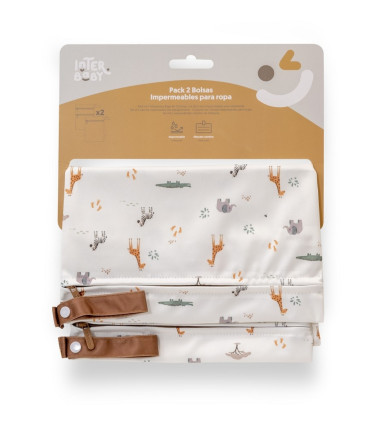 Pack 2 Bolsas Ropa Impermeable Savanna Beig  Complementos    savanna, ropa, pack, beig