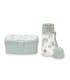 Fiambrera Con Botella Agua 2 Tapones Granja Koala Verde  Complementos    agua, fiambrera