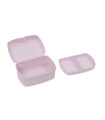 Fiambrera Con Botella Agua 2 Tapones Petalos Rosa  Complementos    tapones, petalos, agua