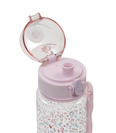 Fiambrera Con Botella Agua 2 Tapones Petalos Rosa  Complementos    tapones, petalos, agua