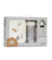 Fiambrera Con Botella Agua 2 Tapones Savanna Beig  Complementos    fiambrera, beig, agua