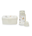 Fiambrera Con Botella Agua 2 Tapones Savanna Beig  Complementos    fiambrera, beig, agua