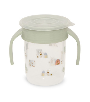 Vaso Antigoteo Aprendizaje Granja Koala Verde  Complementos    granja, koala, vaso, verde