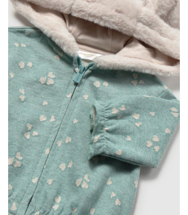 Chándal Tres piezas Con Chaqueta Capucha Bebé Niña Mayoral  New Collection    piezas