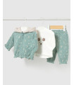 Chándal Tres piezas Con Chaqueta Capucha Bebé Niña Mayoral  New Collection    piezas