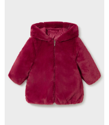 Chaquetón Reversible Pelo Niña Mayoral  New Collection    pelo, chaquetón, niña, mayoral
