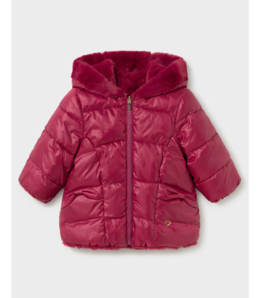Chaquetón Reversible Pelo Niña Mayoral  New Collection    pelo, chaquetón, niña, mayoral