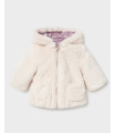 Chaquetón Reversible Pelo Bebé Niña Mayoral  New Collection    pelo, chaquetón, bebé, niña