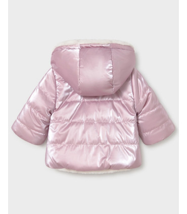 Chaquetón Reversible Pelo Bebé Niña Mayoral  New Collection    pelo, chaquetón, bebé, niña