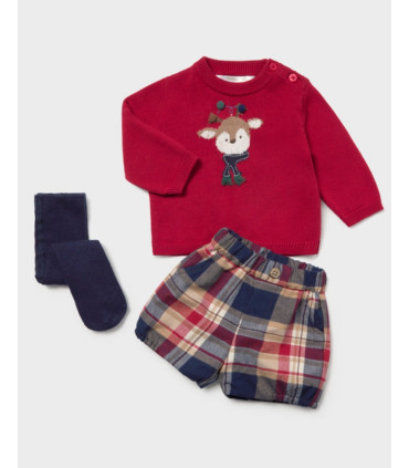 Conjunto Pantalón Corto Con Leotardos Bebé Niño Mayoral  New Collection    pantalón