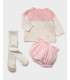 Conjunto Ranita con Leotardos Rosa Bebé Niña Mayoral  New Collection    bebé, rosa, leotardos