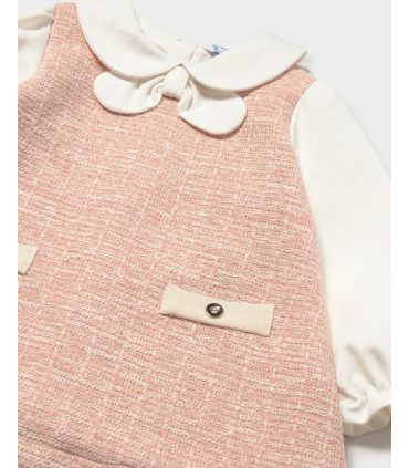 Vestido Combinado Niña Mayoral  Niña-Niño    combinado, mayoral, vestido, niña |Confetti Bebe