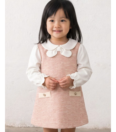 Vestido Combinado Niña Mayoral  Niña-Niño    niña, combinado, mayoral, vestido |Confetti Bebe