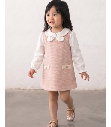 Vestido Combinado Niña Mayoral  Niña-Niño    niña, combinado, mayoral, vestido |Confetti Bebe
