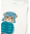 Camiseta Manga Larga Tigre Interactiva Niño Mayoral  Niña-Niño    larga, interactiva