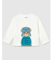 Camiseta Manga Larga Tigre Interactiva Niño Mayoral  Niña-Niño    larga, interactiva