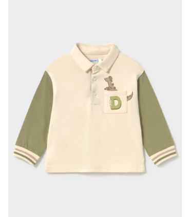 Polo Mangas Contraste Dino Niño Mayoral  Niña-Niño    mangas, dino, polo, mayoral, niño