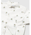 Camisa Blanca Estampada Niño Mayoral  Niña-Niño    blanca, niño, estampada, mayoral, camisa