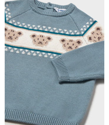 Jersey Jacquard Ositos Niño Mayoral  Niña-Niño    jacquard, ositos, mayoral, jersey, niño
