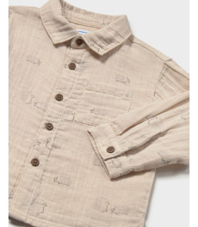 Camisa Bambula Estampada Niño Mayoral  Niña-Niño    camisa, estampada, bambula, mayoral, niño