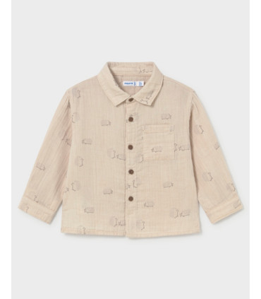 Camisa Bambula Estampada Niño Mayoral  Niña-Niño    camisa, estampada, bambula, mayoral, niño