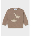 Jersey Intarsia Dinos Niño Mayoral  Niña-Niño    niño, intarsia, mayoral, dinos, jersey