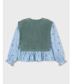 Blusa Con Efecto Chaleco Niña Mayoral  Niña-Niño    chaleco, niña, mayoral, efecto, blusa