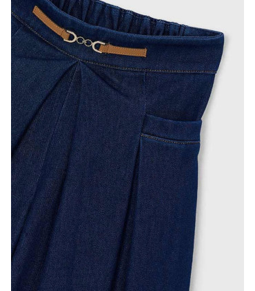 Falda Pantalón Midi Tejano Niña Mayoral  Niña-Niño    pantalón, midi, niña, falda, tejano