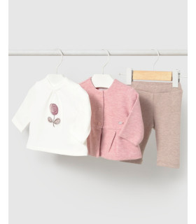 Conjunto Tres Piezas Leggings Bebé Niña Mayoral  Niña-Niño    tres, piezas, conjunto, bebé