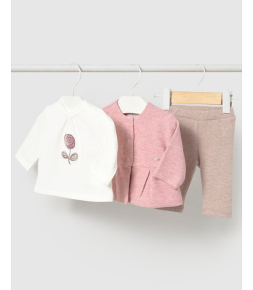 Conjunto Tres Piezas Leggings Bebé Niña Mayoral  Niña-Niño    tres, piezas, conjunto, bebé