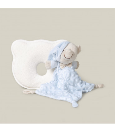Cojin + Dou dou Azul  Cojines    azul, cojin |Confetti Bebe